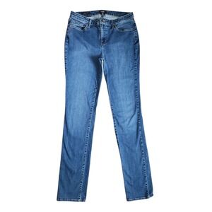 NYDJ Not Your Daughters Jeans Womens Size 10T  10 Tall Sheri Slim Blue Denim